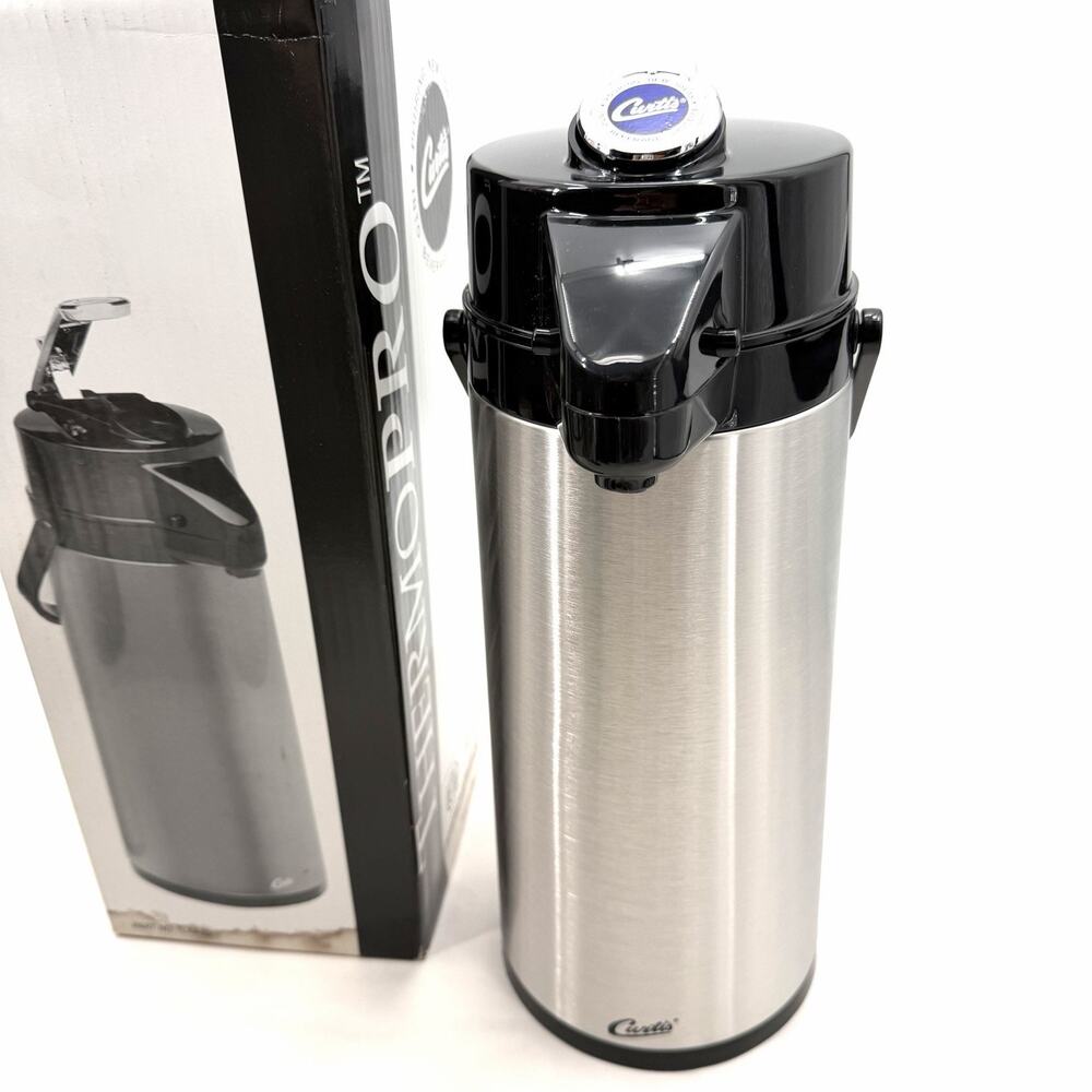 CURTIS TLXA-22 THERMOPRO Thermal Air Pot Coffee Dispenser with Lever - Picture 3 of 9